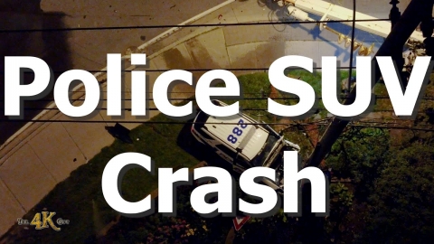 Brampton: Squad car accident in the GTA looks like actual GTA...