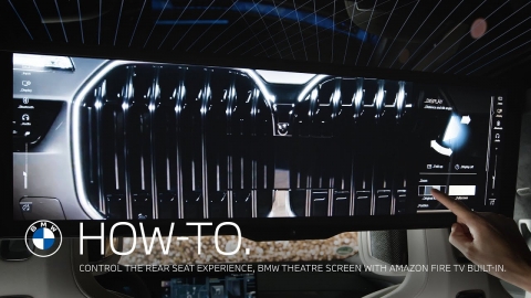How To Control the Rear Seat Experience BMW Theatre Screen with...