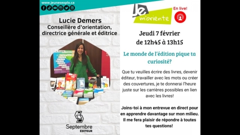 JE m'oriente en live - Conseillère d'orientation, directrice...