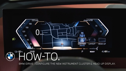 Customize the BMW iDrive Instrument Cluster and Head-Up Display | BMW...