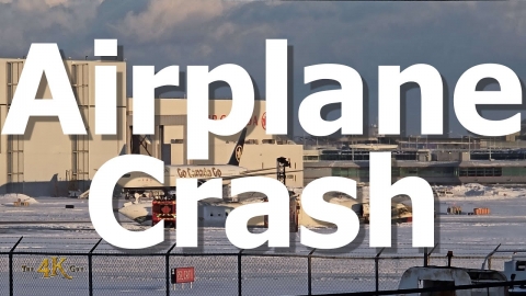 Toronto: Delta CRJ aircraft accident at Pearson Int'l Airport...