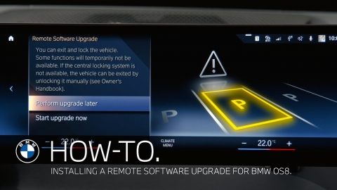 BMW Operating System 8 - Remote Software Upgrade Installation - BMW...