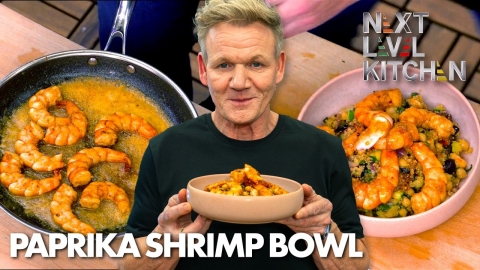Gordon Ramsay’s 15-Minute Paprika Garlic Shrimp Bowl
