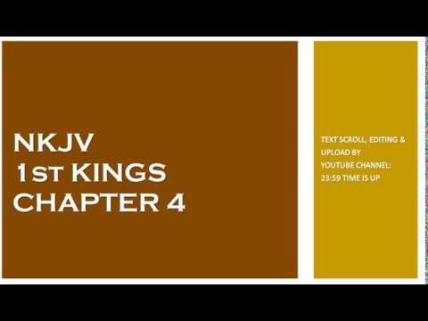 1st Kings 4 - NKJV - (Audio Bible & Text)