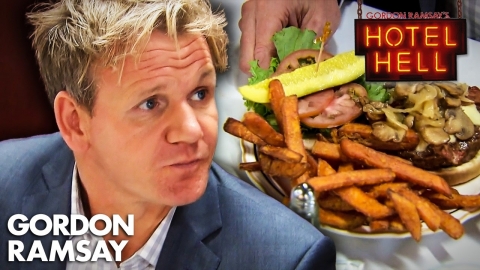 Gordon Is Served A RAW Burger! | Hotel Hell | Gordon Ramsay