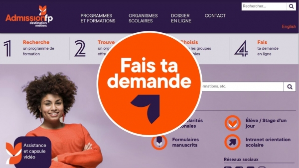 comment faire une demande d admission en formation professionnelle