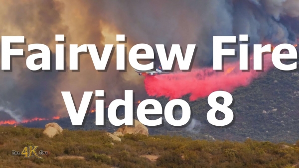 Fairview Fire Video 8 - Impressive aerial firefighting efforts- Sept 2022