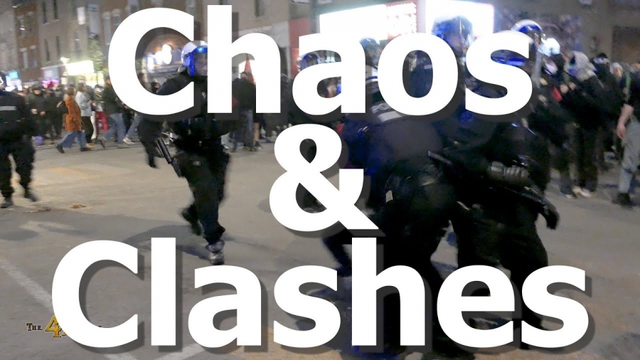 Montréal: Police clash with rioters in yearly ''May Day'' rendez-vous 5-1-2025