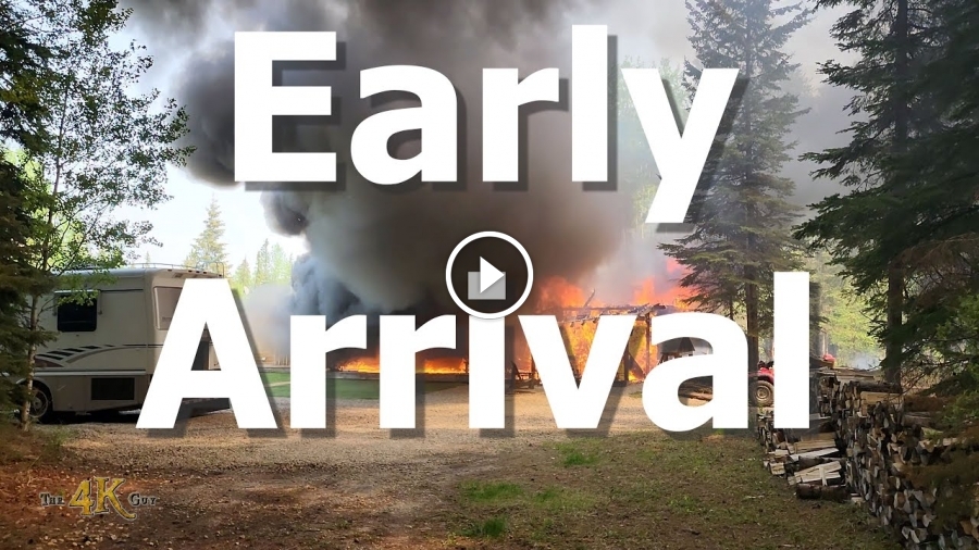 Whitecourt Early assessment of fully involved rural house fire 5172023